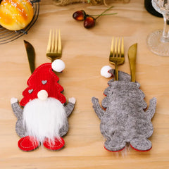 3-Piece Faceless Gnome Cutlery Holders Trendsi