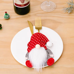 3-Piece Faceless Gnome Cutlery Holders Trendsi