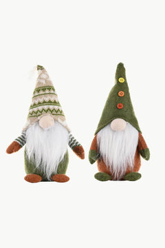 2-Pack Christmas Short Leg Faceless Gnomes Trendsi