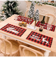 Assorted 2-Piece Plaid Placemats - Florida Guy