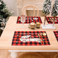 Assorted 2-Piece Plaid Placemats - Florida Guy