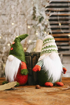 2-Pack Christmas Short Leg Faceless Gnomes Trendsi