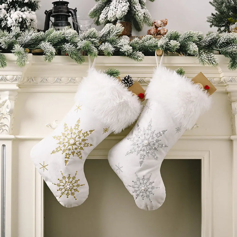 Snowflake Christmas Stocking - Florida Guy