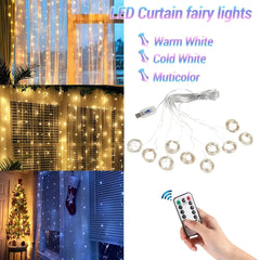 Christmas Lights Curtain Garland Florida Guy