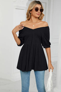 V-Neck Babydoll Top - Florida Guy