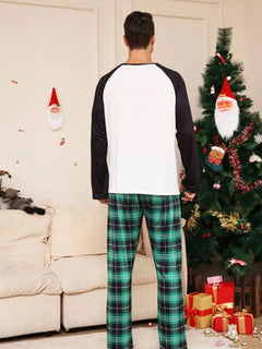 Full Size Graphic Top and Plaid Pants Set - Florida Guy