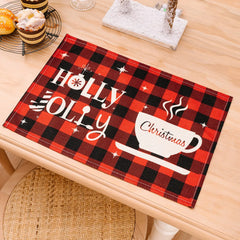 Assorted 2-Piece Plaid Placemats - Florida Guy