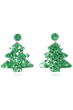 Christmas Tree Acrylic Earrings - Florida Guy