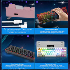 Mini Mechanical Gaming Wired Keyboard Zendrop