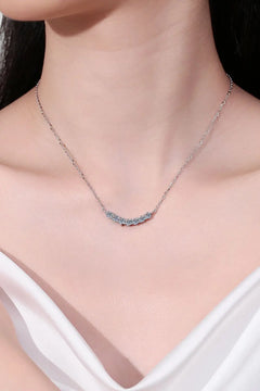 1.4 Carat Moissanite 925 Sterling Silver Necklace Trendsi