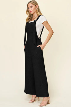 Double Take Full Size Sleeveless Wide Leg Jumpsuit - Florida Guy