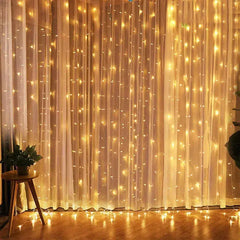 Christmas Lights Curtain Garland Florida Guy