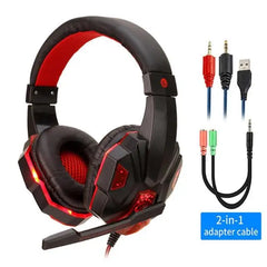 LED Light Wired Gamer Headset Zendrop