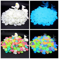 Glow in the Dark Garden Pebbles Zendrop