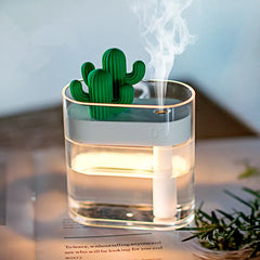 Ultrasonic Air Humidifier Clear Cactus Zendrop