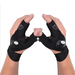 Flashlight Fingerless Glove Florida Guy