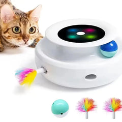 Automatic Feather Fun Ball Toy Florida Guy