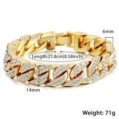 Miami Gold Curb Cuban Bracelet Zendrop