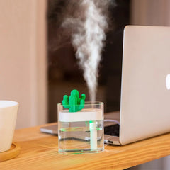 Ultrasonic Air Humidifier Clear Cactus Zendrop