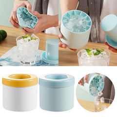 Silicone Cylinder Portable Ice Maker Bucket Zendrop