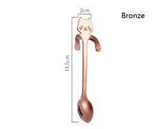 Stainless Steel Cat Teaspoons Zendrop