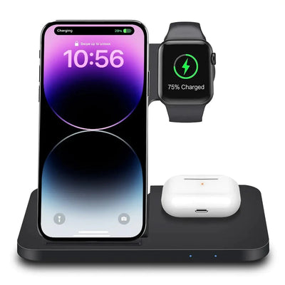 3in1 Wireless Fast Charger Dock Station Zendrop