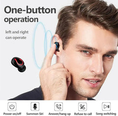 Bluetooth 5.1 Headset TWS Wireless Earphones Mini Earbuds Stereo Headphones IPX7 Florida Guy