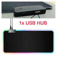 RGB Mouse Pad with Cable Zendrop