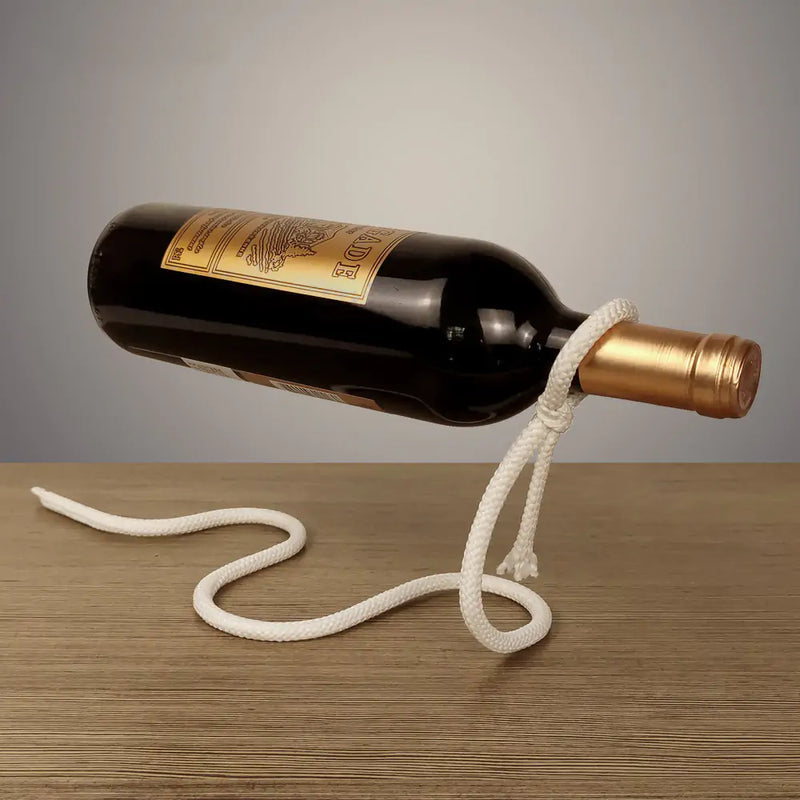 Suspended Rope Wine Bottle Zendrop