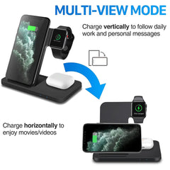 3in1 Wireless Fast Charger Dock Station Zendrop