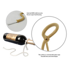 Suspended Rope Wine Bottle Zendrop